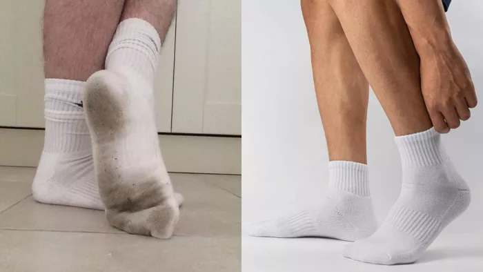 White Socks से नहीं छूटता है मैल, तो अपनाएं ये क्लीनिंग हैक्स (Image Source: X)