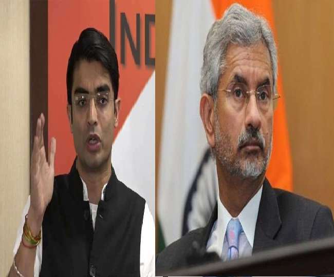 कांग्रेस नेता की विदेश मंत्री एस जयशंकर से अपील।(फोटो: दैनिक जागरण)