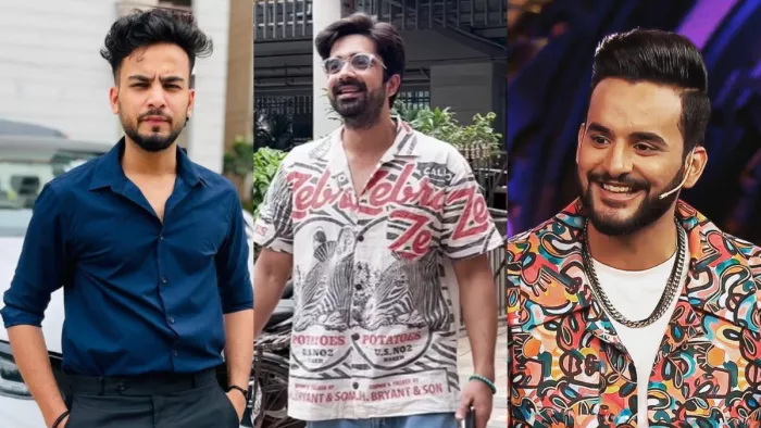 File Photo of Elvish Yadav, Avinash Sachdev and Abhishek Malhan