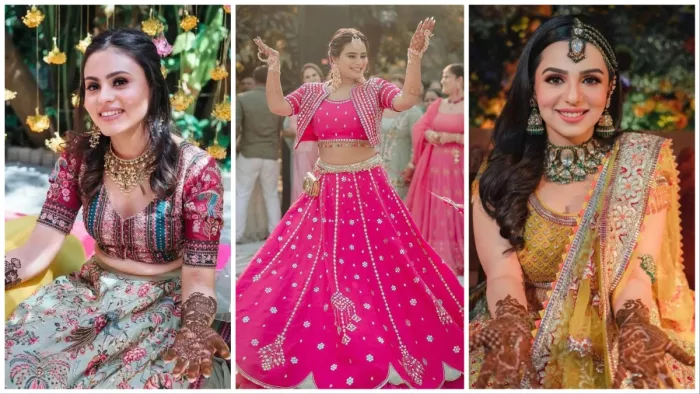 Mehndi Outfit Ideas: मेहंदी फंक्शन में टाई करें कुछ अलग कलर के आउटफिट्स