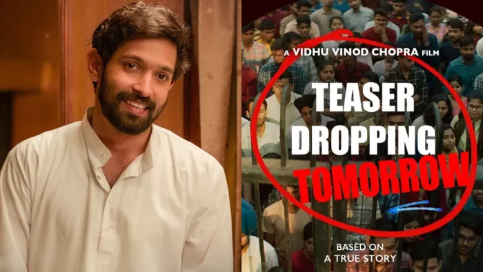 Vidhu Vinod Chopra Film 12th Fail Teaser Announcement