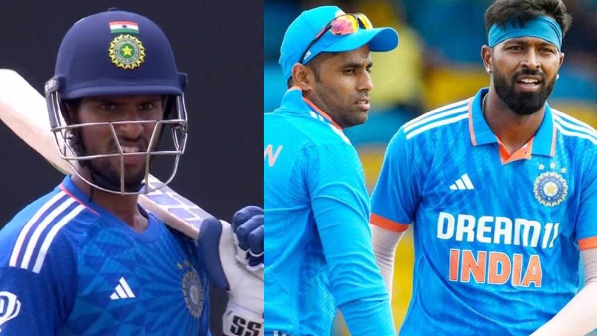 ind vs wi hardik pandya trolled fans labelled selfish hardik pandya for act denies tilak varma fifty twitter reaction after 3rd t20 match