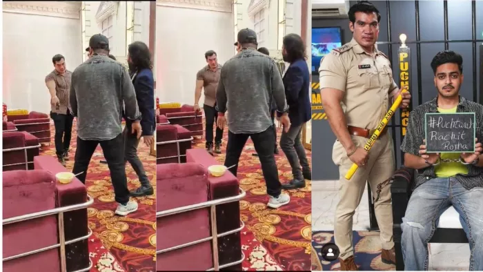 तिहाड़ जेल के जेलर दीपक शर्मा का रिवॉल्वर के साथ वीडियो वायरल। जागरण फोटो