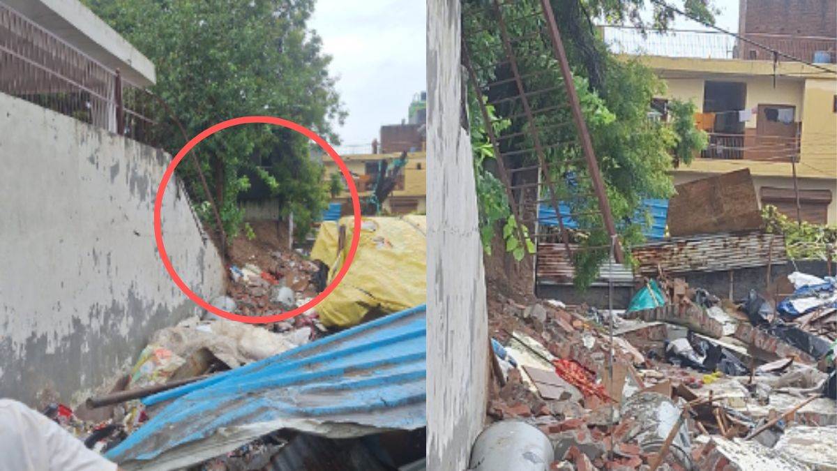 ncr building collapse in south delhi hari nagar fire services respond