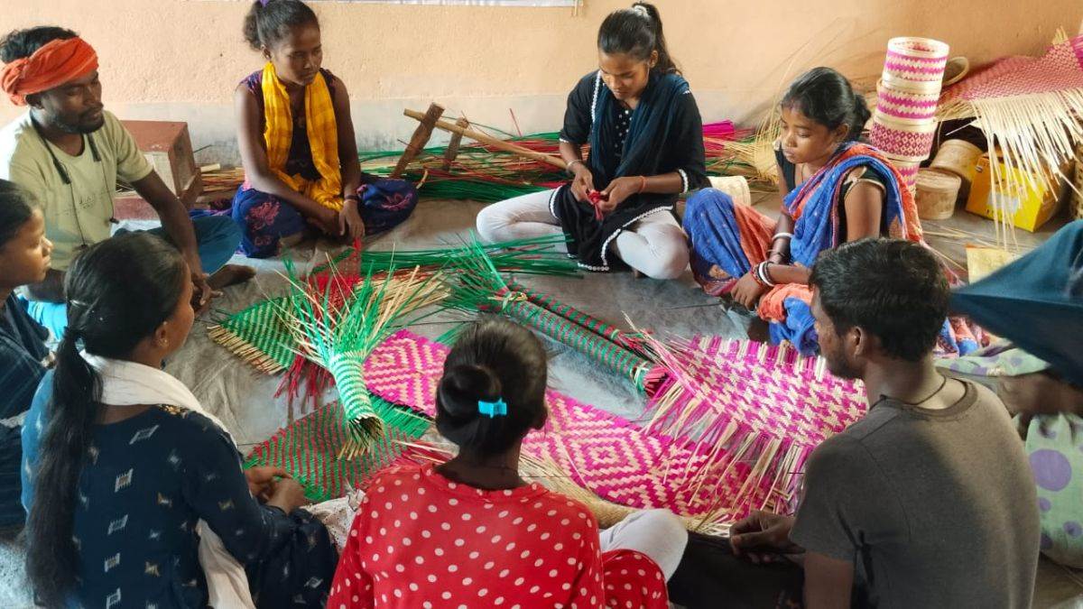 tribal bamboo artistry of dhanbad gains national recognition