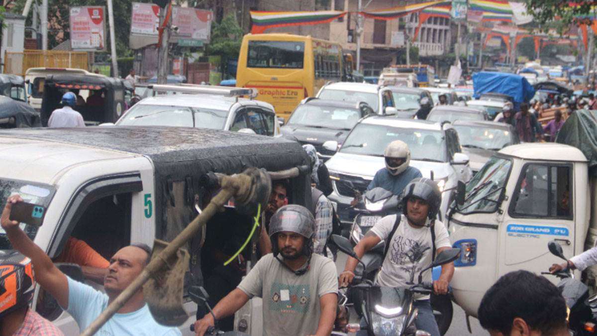 traffic jam raksha bandhan rush causes havoc