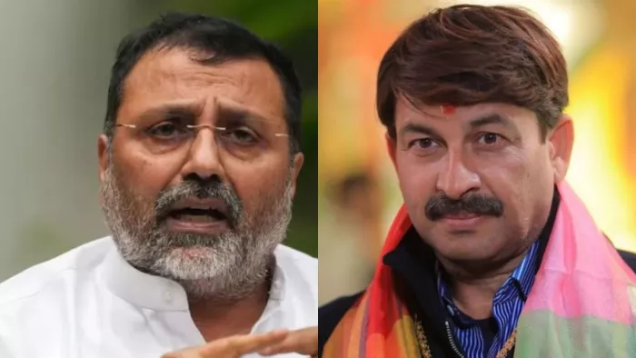 गोड्डा से भाजपा सांसद निशिकांत दुबे और उत्तर-पूर्वी दिल्ली से भाजपा सांसद मनोज तिवारी के खिलाफ FIR दर्ज। फाइल फोटो