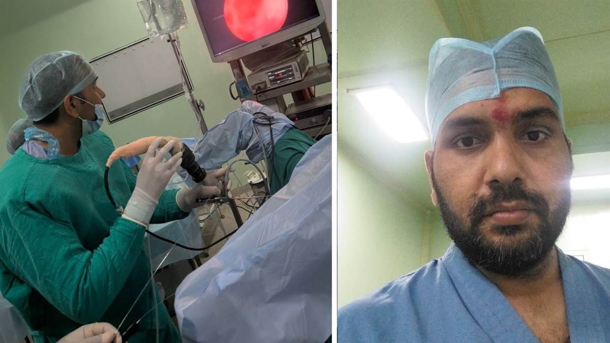 successful ureteroscopic lithotripsy surgery performed in varanasi esi hospital varanasi news