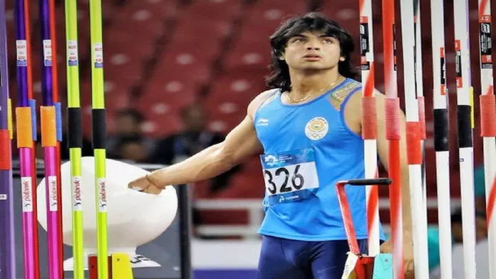 एथलीट नीरज चोपड़ा ने अपनी अंग्रेजी भाषा को लेकर दिलचस्प बात बताई।(फाइल फोटो)