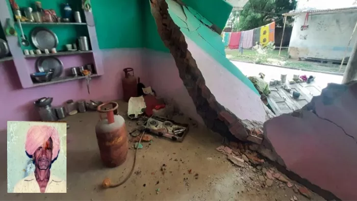 Ratlam News: चूल्हे में विस्फोट होने से वृद्ध झुलस गया।