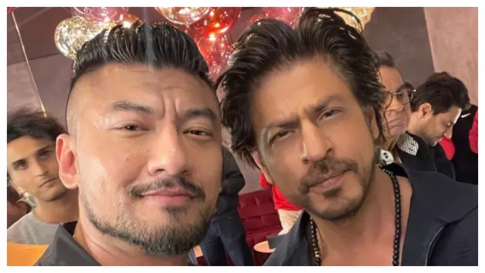 Jawan actors Shah Rukh Khan and Sangay Tsheltrim