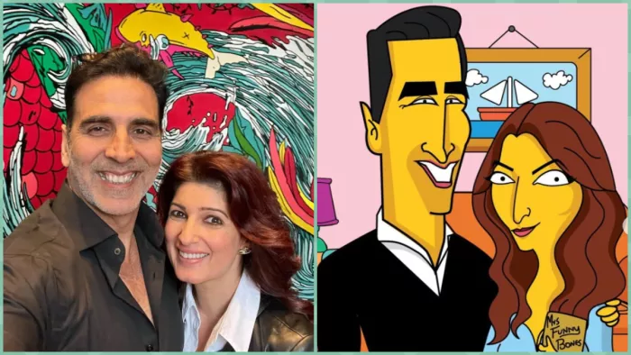 Twinkle Khanna and Akshay Kumar (Photo Credit: Instagram)