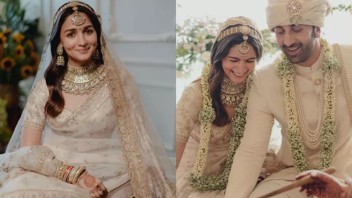 Alia Bhatt Wedding Saree, Sabyasachi Saree, Ranbir Kapoor