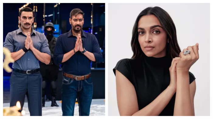 File Photo of Ranveer Singh, Ajay Devgn and Deepika Padukone