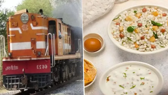 अब ट्रेनों में मिलेगा नवरात्रि स्पेशल थाली