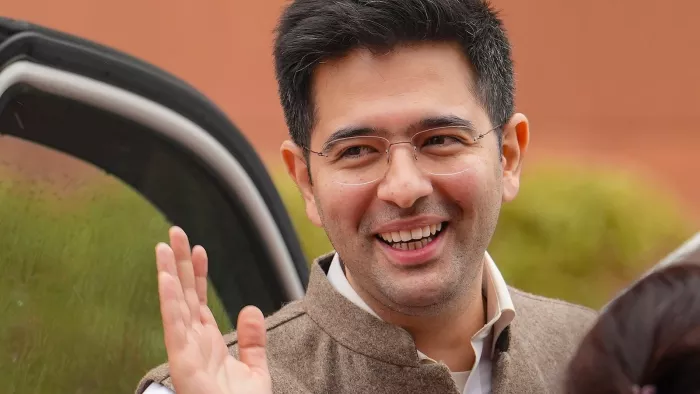 Haryana Election Result: कांग्रेस की हार पर आप राज्यसभा सांसद राघव चड्ढा ने कसा तंज।(फोटो सोर्स: जागरण)