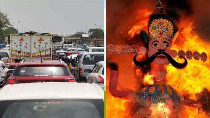 दशहरा पर्व को लेकर ट्रैफिक एडवाइजरी (प्रतीकात्मक फोटो)