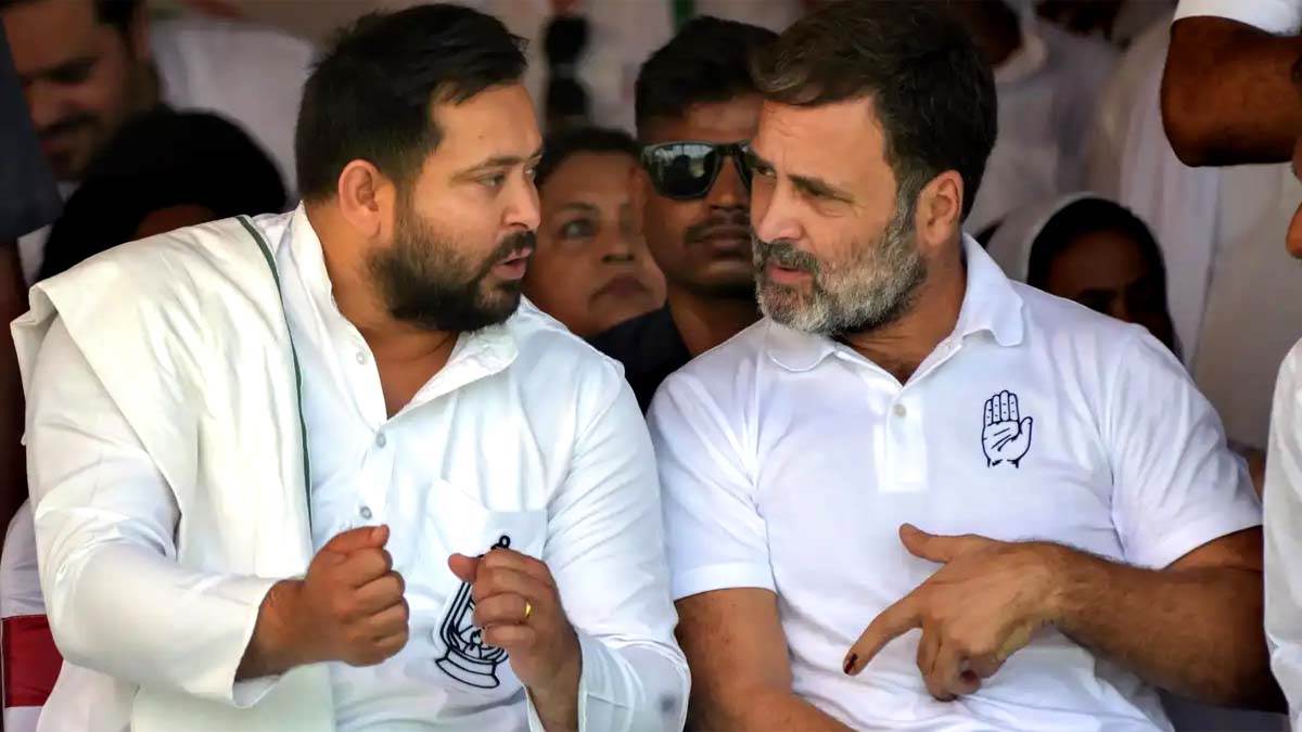 tejashwi yadav rjd and rahul gandhi congress big fight on seat sharing in bihar chunav2025