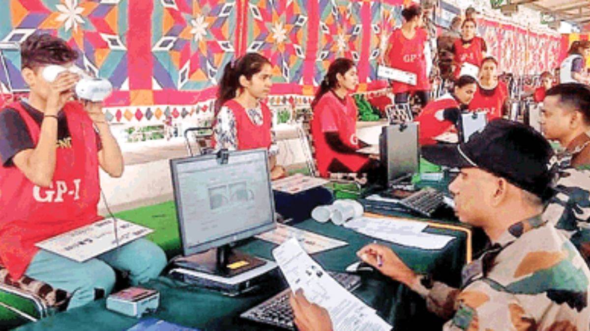 recruitment of women agniveer going on in ambala haryana