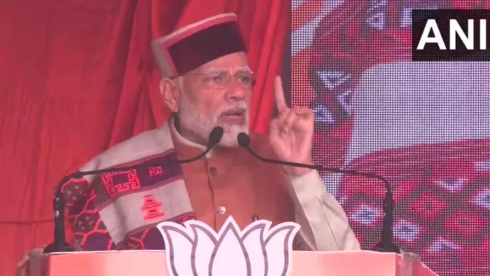 प्रधानमंत्री नरेन्द्र मोदी ने शाहपुर के चंबी मैदान में