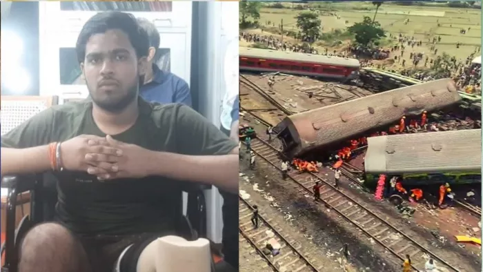 बजरंगी ठाकुर गुरुवार को एससीबी मेडिकल से घर के लिए रवाना होते हुए।