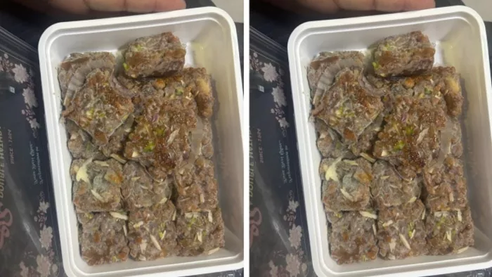 श्री मोर मुकुट की डोडा बर्फी में फंफूदी की तस्वीरें सोशल मीडिया पर सामने आई थीे।