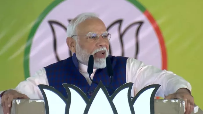 पीएम मोदी ने महाराष्ट्र के नांदेड़ में रैली को संबोधित किया। (Photo- X/BJP4India)
