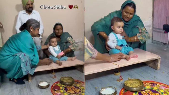 सिद्धू मूसेवाला के भाई का हुआ अन्नप्राशन