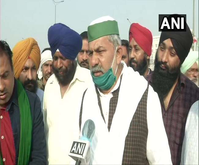 भारतीय किसान यूनियन के प्रवक्ता राकेश टिकैत। (एएनआइ)