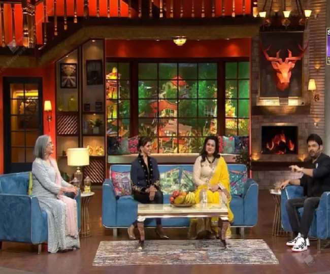 kapil sharma make fun of senior actress anita raj leather pants in kapil sharma show watch video