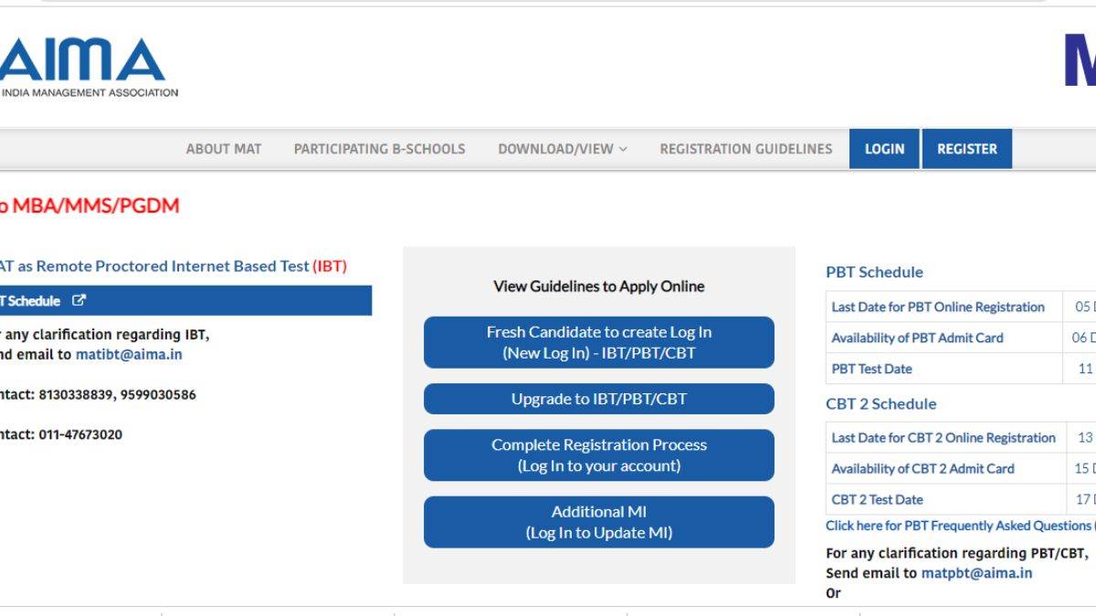 MAT Registration 2022 CBT राउंड 2 के लिए रजिस्ट्रेशन प्रक्रिया 13
