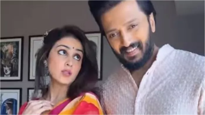 Mera Dil Ye Pukare Aaja Video: जेनेलिया डिसूजा ने गाने पर डांस किया है।