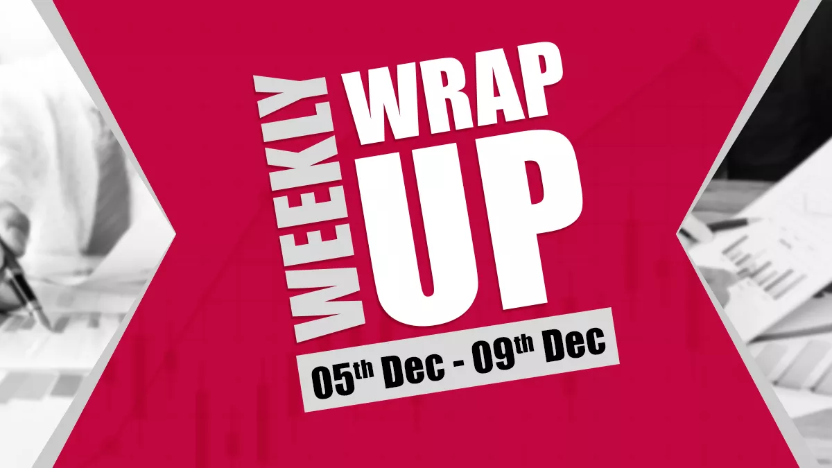 Weekly Wrap-Up: भारतीय बाजार सप्ताह के अंत में 1% से अधिक की गिरावट के साथ हुआ बंद