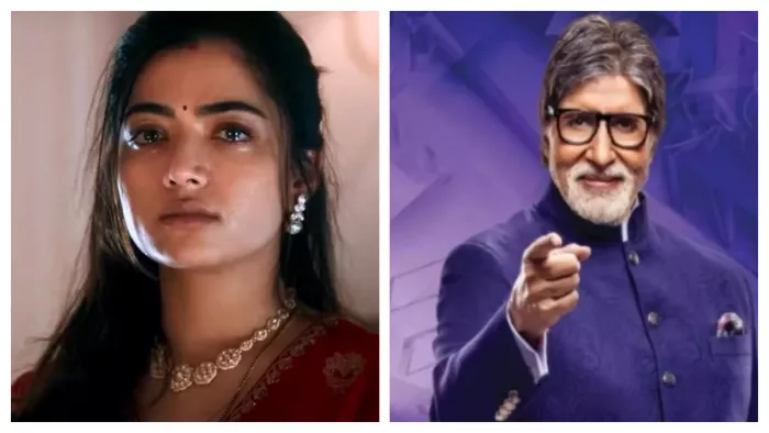 Rashmika Mandanna from Animal and Amitabh Bachchan from KBC