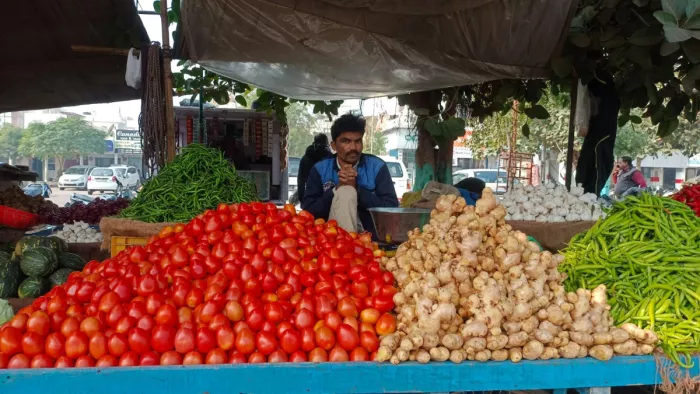 प्याज, टमाटर व लहसुन हुए महंगे तड़के का स्वाद हुआ फीका