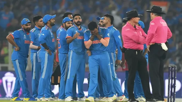 पूर्व कप्तान फाफ डु प्लेसिस ने वर्ल्ड कप में भारत की हार पर बात की। फोटो- एक्स से साभार