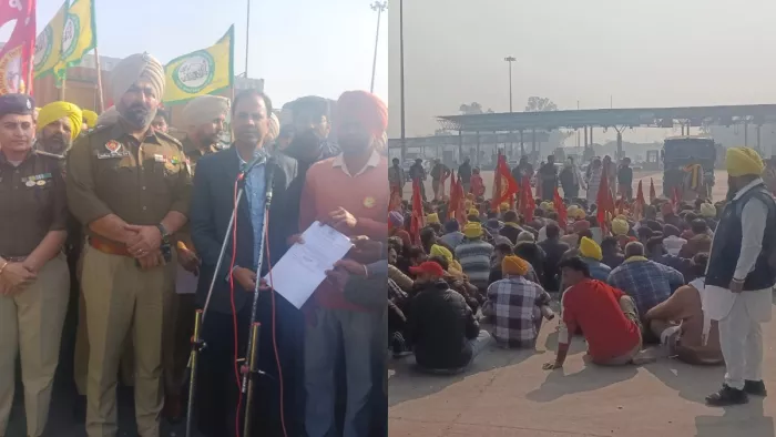 ठेका मुलाजिम संघर्ष मोर्चा ने खत्म किया लाडोवाल टोल प्लाजा पर धरना-प्रदर्शन