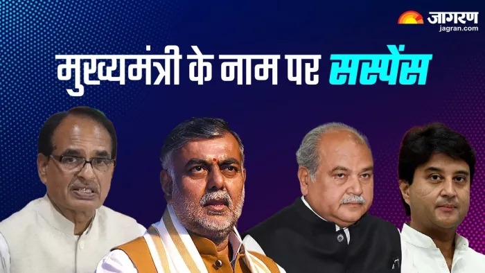 MP New CM: शिवराज, नरेंद्र सिंह तोमर और प्रह्लाद पटेल समेत मुख्यमंत्री की रेस में 6 नाम (फोटो जागरण ग्राफिक्स)