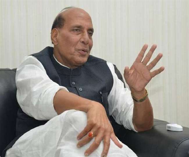 रक्षा मंत्री राजनाथ सिंह की फाइल फोटो।