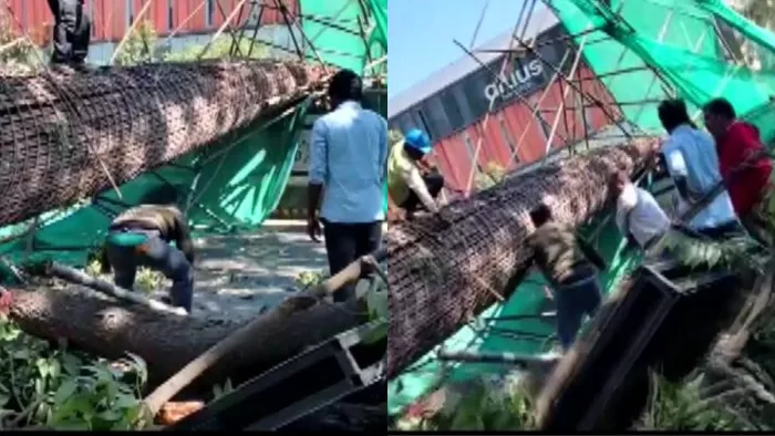 बेंगलुरु में निर्माणाधीन मेट्रो पिलर गिरने से महिला और बेटी की मौत