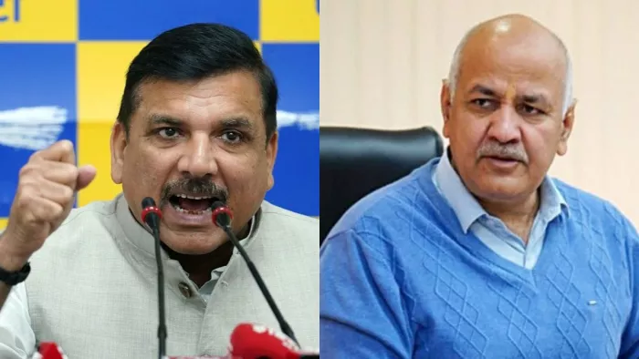 संजय सिंह और मनीष सिसोदिया को नहीं मिली राहत। फाइल फोटो