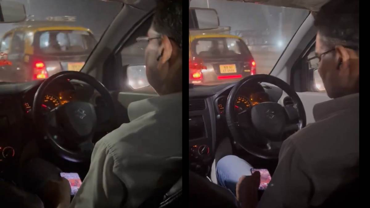 mumbai cab driver watches videos while driving uber mumbai police react to distressing incident