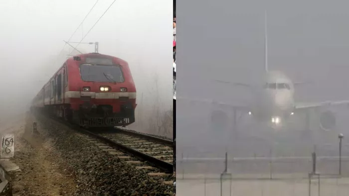 कोहरे की चपेट में यूपी, 7.40 घंटे देरी से पहुंचा मस्कट का विमान;