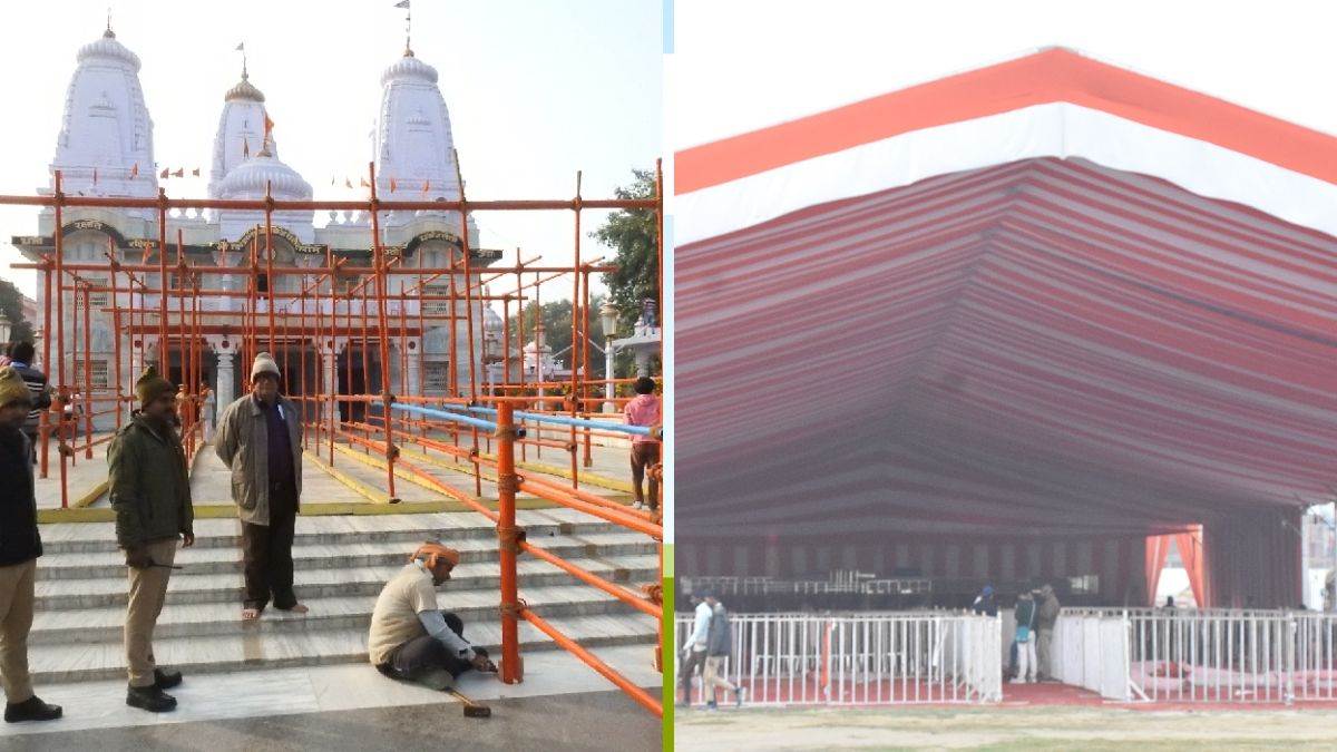 there is a tradition of offering khichdi to guru gorakshanath khichdi mela is going to be held preparations are complete