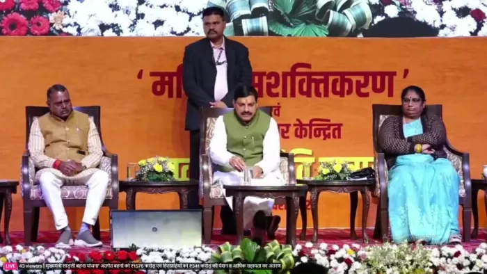 CM मोहन यादव ने जारी की लाड़ली बहना योजना की 8वीं किश्त (Image: x/@DrMohanYadav51)