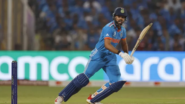 Shreyas Iyer टी20 सीरीज से हुए बाहर। फाइल फोटो