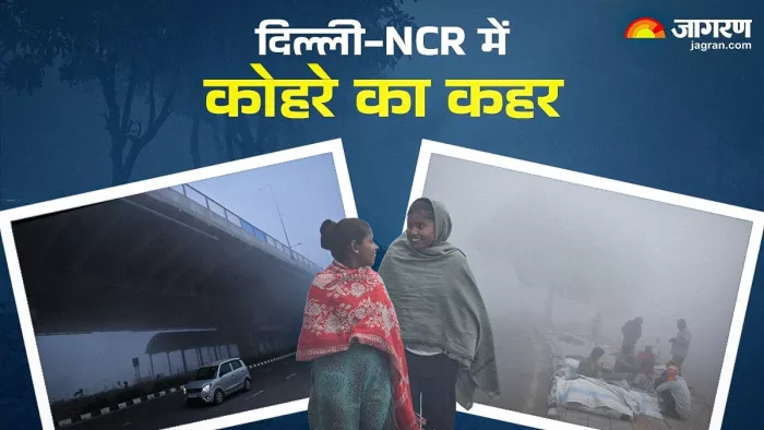 कोहरे का ट्रेनों और उड़ानों पर पड़ा असर। जागरण फोटो
