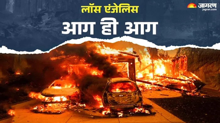 Los Angeles Wildfire कैलिफॉर्निया के जंगलों में आग से भारी नुकसान। (फोटो- रायटर)
