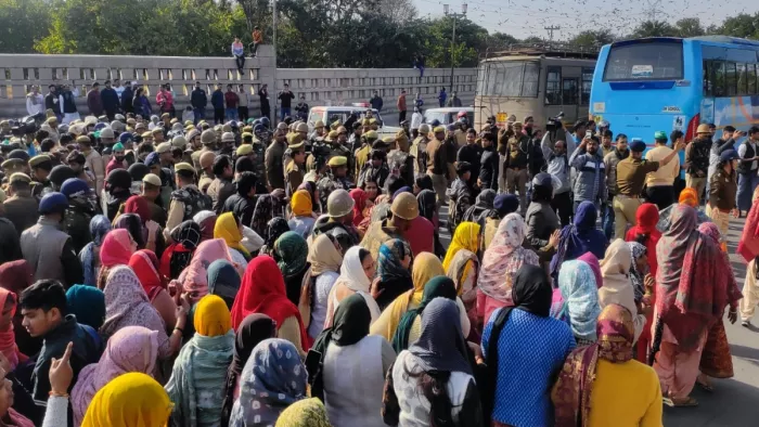 किसान संगठनों के दिल्ली कूच के आह्वान के चलते पुलिस अलर्ट। (फाइल फोटो)