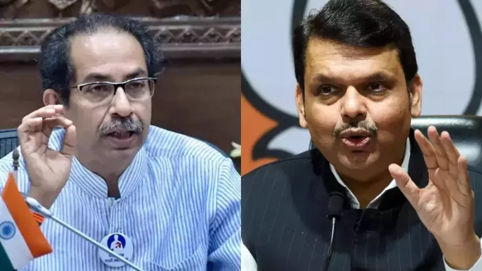 उद्धव ठाकरे और फडणवीस ने एक-दूसरे की मानसिक स्थिति पर उठाए सवाल।